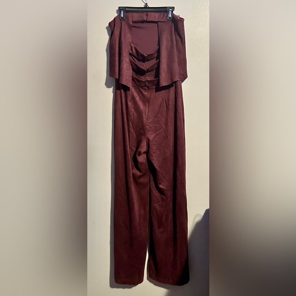 DO+BE Purple Strapless Jumpsuit Size Small - Picture 2 of 5